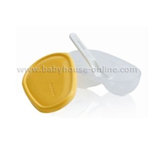 Pigeonชามบดอาหาร พร้อมช้อนป้อน และฝาปิด