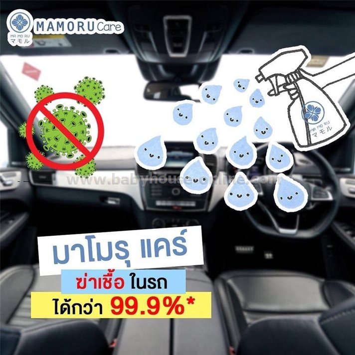 สเปรย์ฉีดฆ่าเชื้อและกำจัดกลิ่นอเนกประสงค์ Mamoru care 50ml