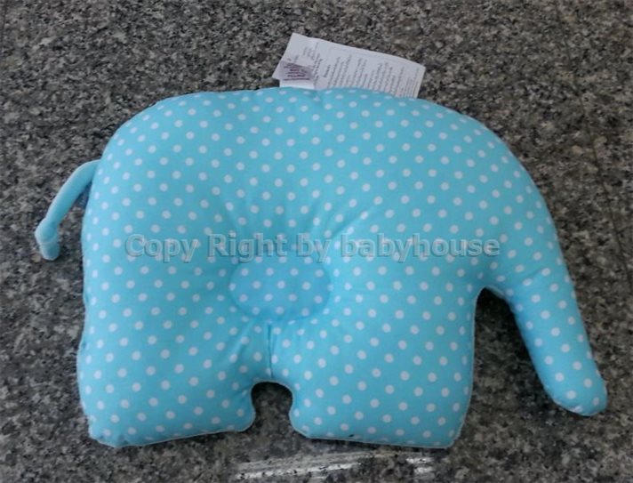 หมอนหลุม 9029 สีฟ้ารูปช้าง TomTom