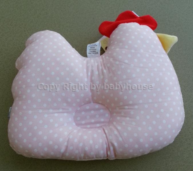 หมอนหลุม 9029 สีชมพูรูปไก่TomTom