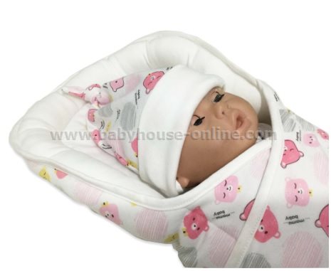 ผ้าห่อตัว-เบาะอุ้ม Palm and Pond