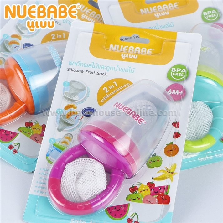 Nuebabeจุกซิลิโคนใส่ผลไม้ นูเบบ #01625