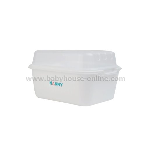 ที่คว่ำขวดนม ตะกร้าตากขวดนม NANNY มีฝาปิด