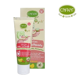[8852525975545] Enfantยาสีฟันเด็ก1ขวบขึ้นไป อองฟอง รสสตรอเบอร์รี่กล้วย ผสมฟลูออไรด์