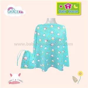 [GKP014672] ผ้าคลุมให้นม Cotton100%Gracekids