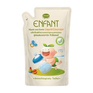 [ACNCR7] Enfantน้ำยาล้างขวดนมเด็ก ถุงเติม600ml สูตร Tea Tree Oil