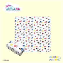 [8859263051166] Gracekidsผ้าอ้อมสาลูมัสลิน27นิ้วแพค6ผืนลายมิ๊กกี้
