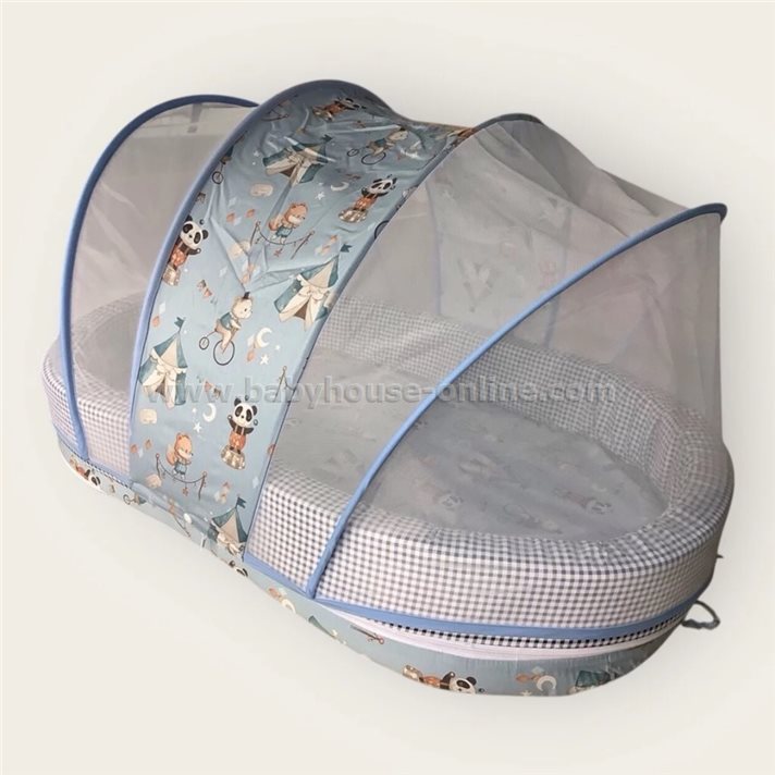 ที่นอนเด็กแรกเกิดพร้อมมุ้ง Palm&Pond size 60x100