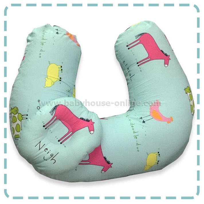 หมอนรองให้นมลูก ปาล์มแอนด์ปอนด์ ใบใหญ่